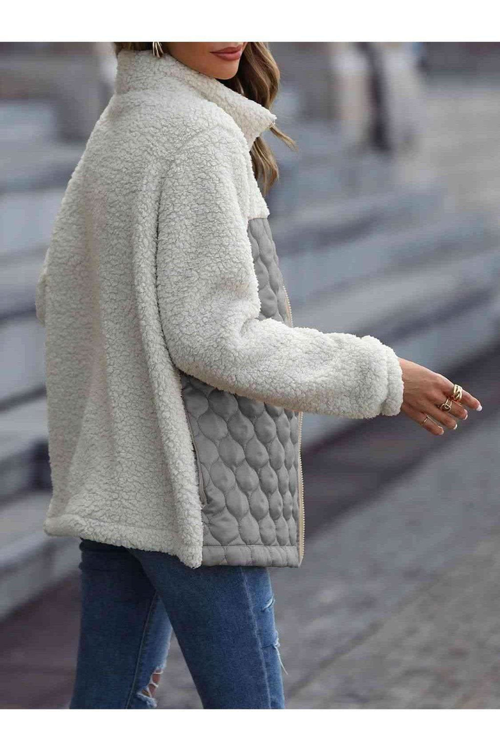 Leona Leopard Color Block Zip-Up Jacket, Multiple Colors - SwagglyLife Home & Fashion