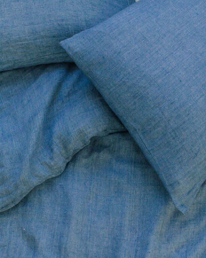 Linen Duvet Cover Set - Denim Blue in - Duvet Covers photo