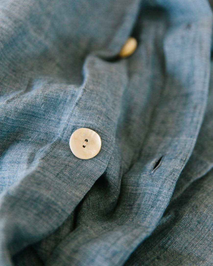 Linen Duvet Cover Set - Denim Blue in - Duvet Covers photo