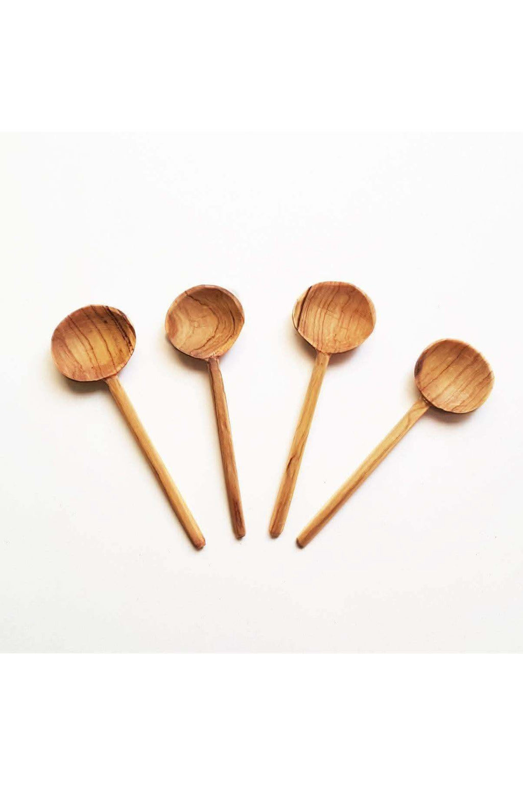 Olive Wood Coffee Spoon Set in - Tableware photo