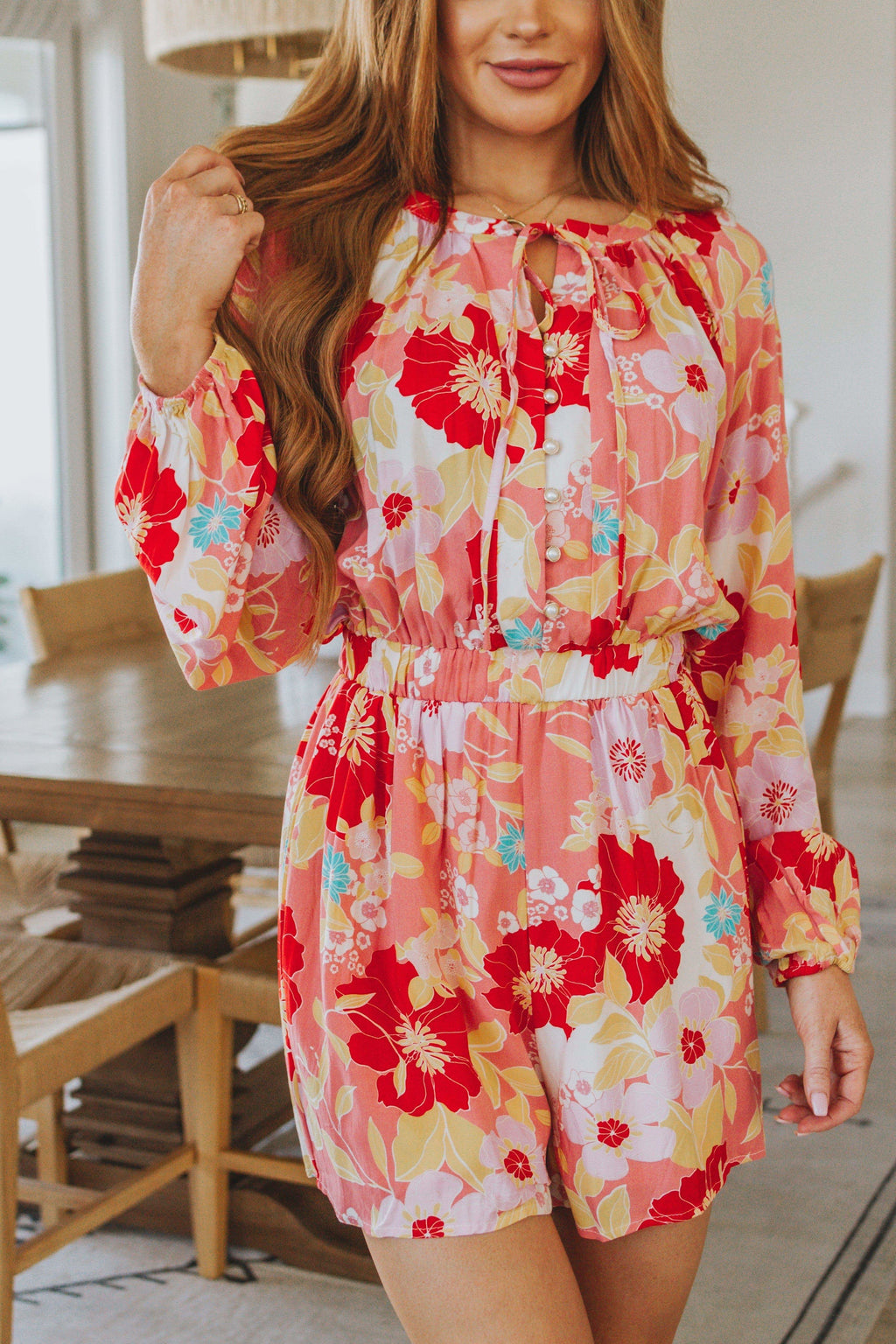 Rare Beauty Floral Romper in - Jumpsuits & Rompers photo