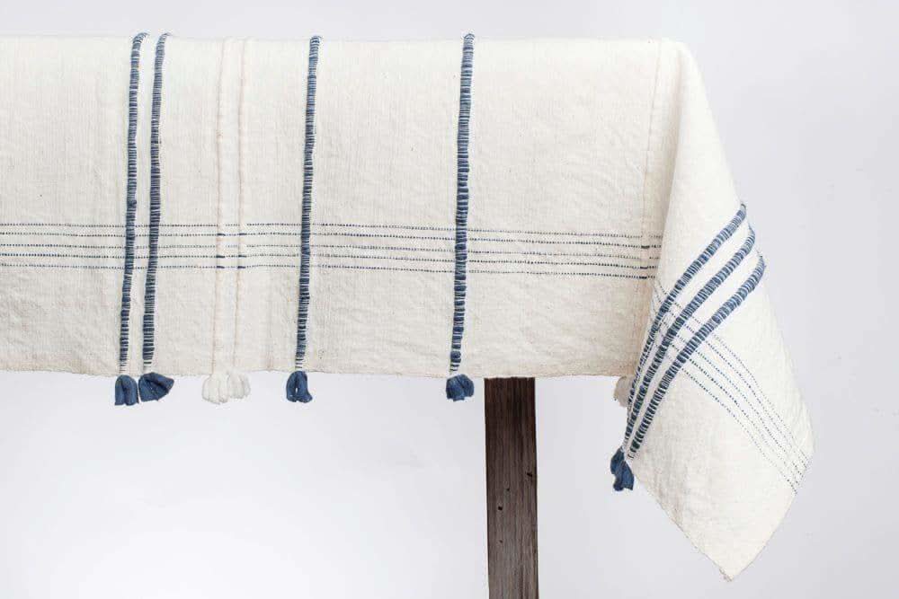 Ribbons Cotton Tablecloth - SwagglyLife Home & Fashion