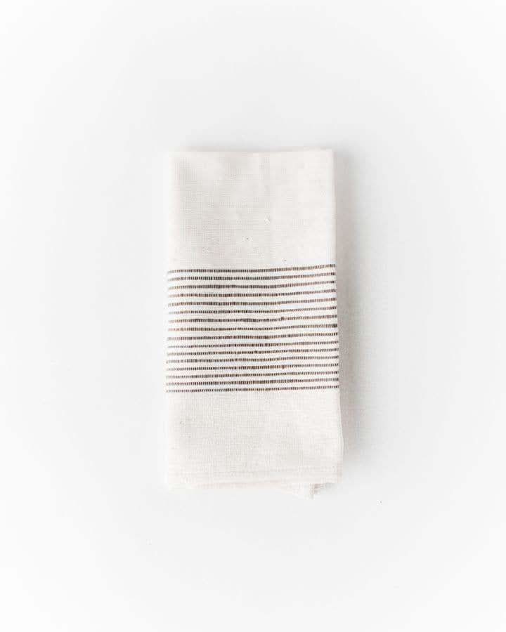 Riviera Cotton Napkins in Grey Single - Cloth Napkins photo