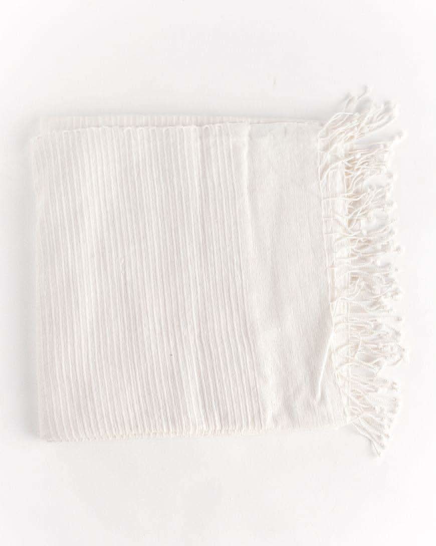 Riviera Cotton Tablecloth in Natural 50 x 50 - Tablecloths photo