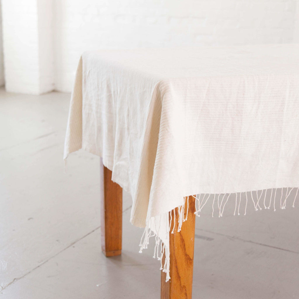Riviera Cotton Tablecloth in - Tablecloths photo