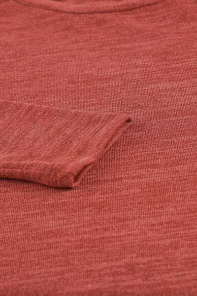 Stacy Round Neck Top and Drawstring Plaid Pants Lounge Set - SwagglyLife Home & Fashion Stacy Round Neck Top and Drawstring Plaid Pants Lounge Set - SwagglyLife Home & Fashion