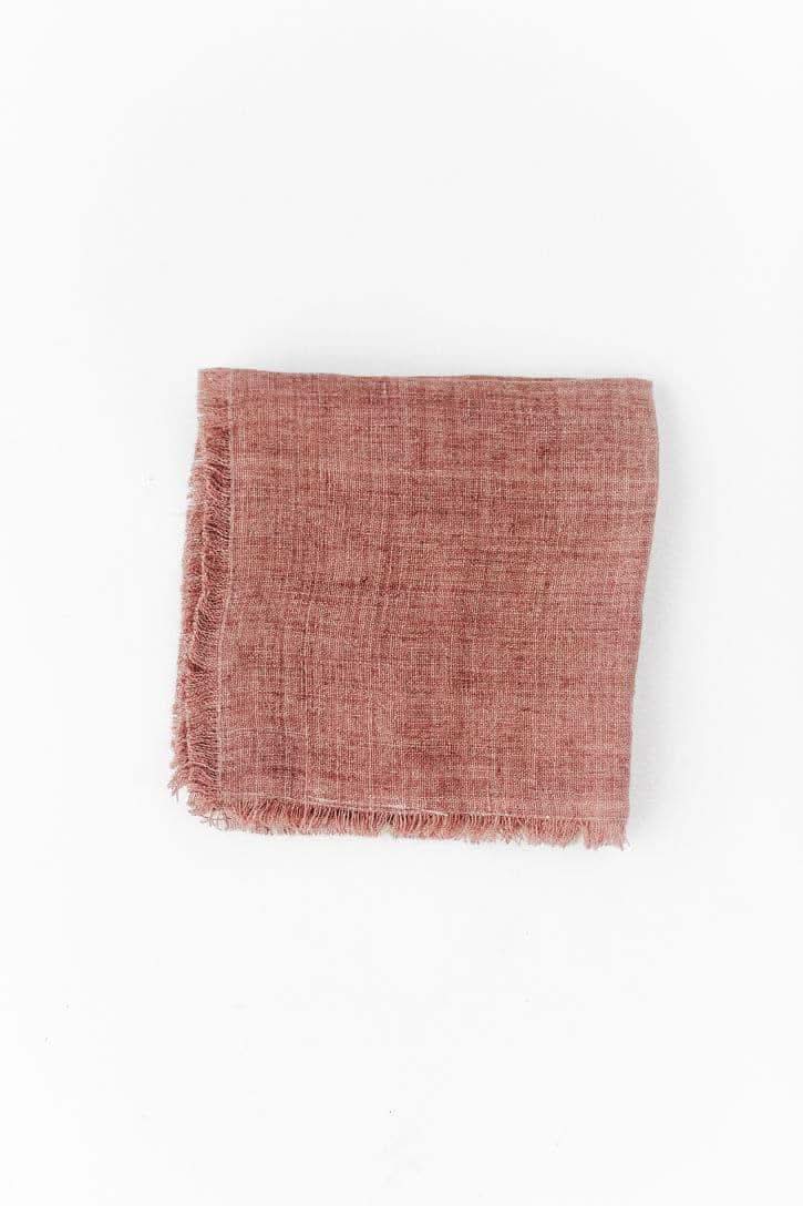Stone Washed Linen Cocktail Napkin - SwagglyLife Home & Fashion