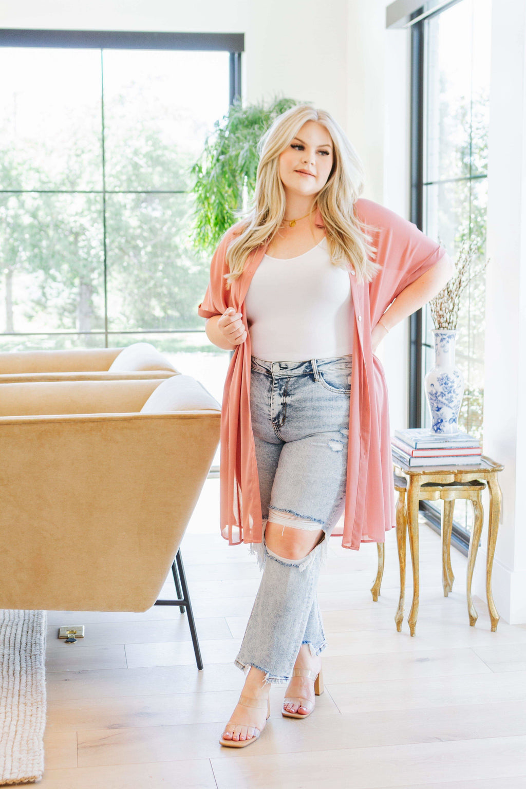 Timeless Appeal Shirtdress in - Shirts & Tops photo