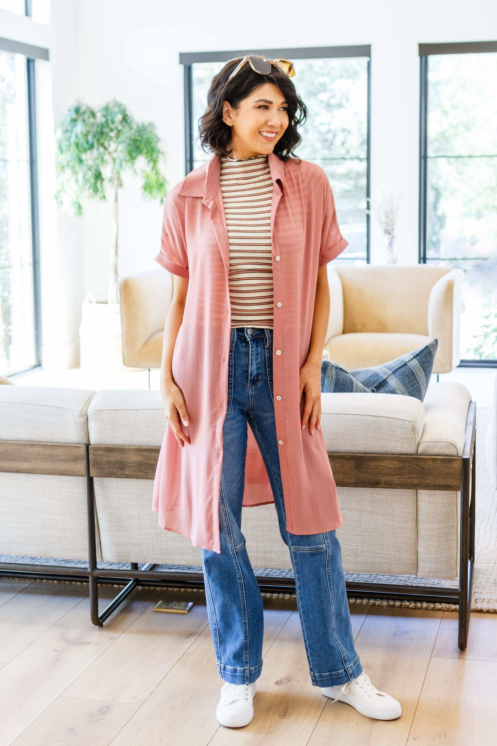 Timeless Appeal Shirtdress in - Shirts & Tops photo