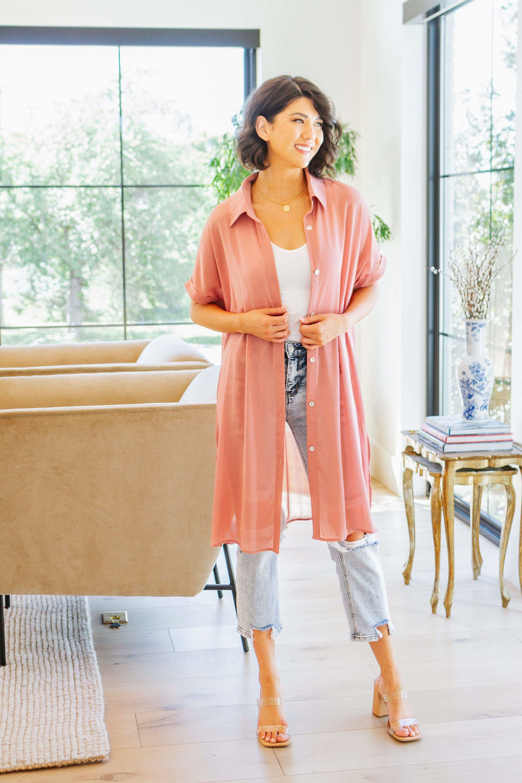 Timeless Appeal Shirtdress in - Shirts & Tops photo