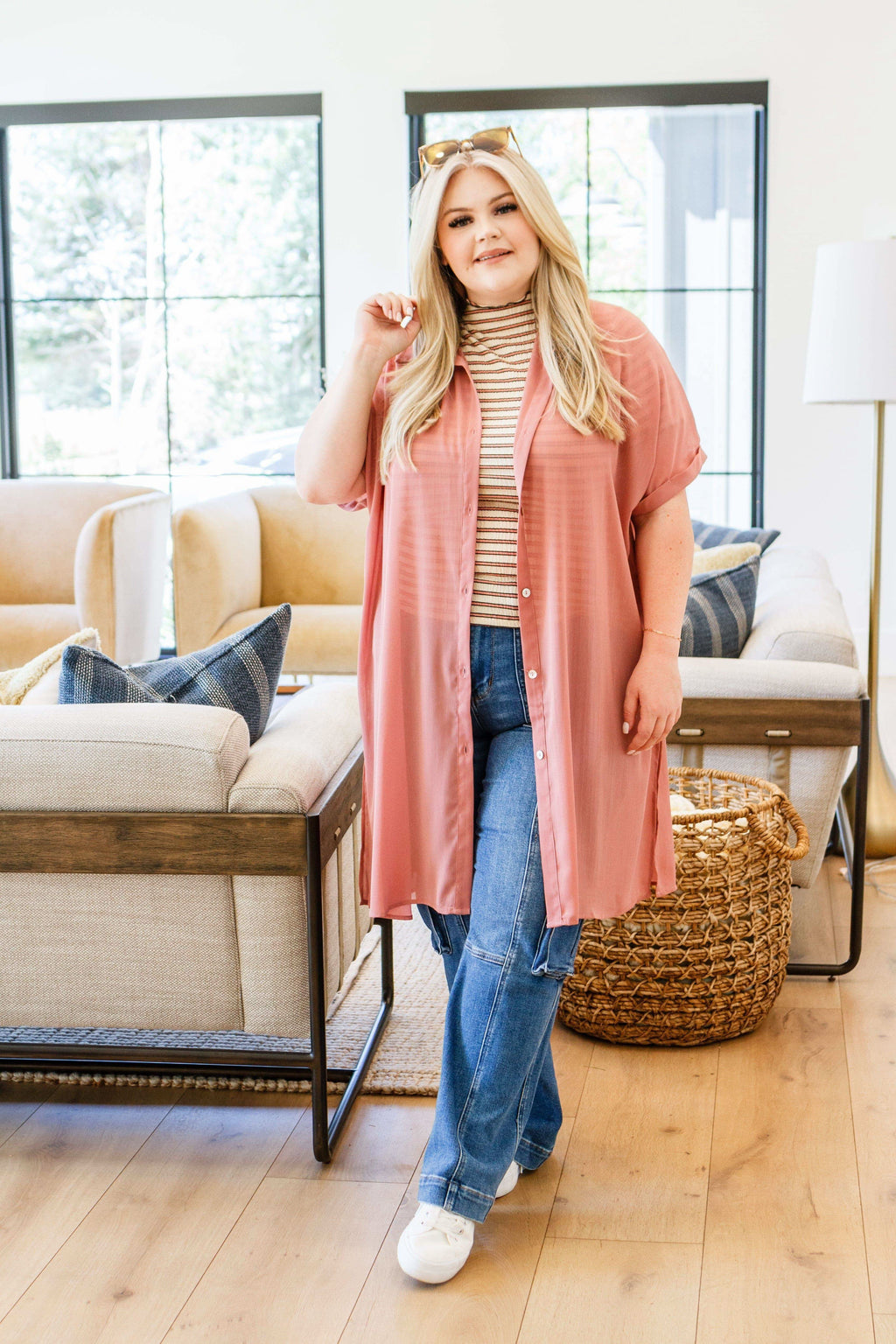 Timeless Appeal Shirtdress in - Shirts & Tops photo