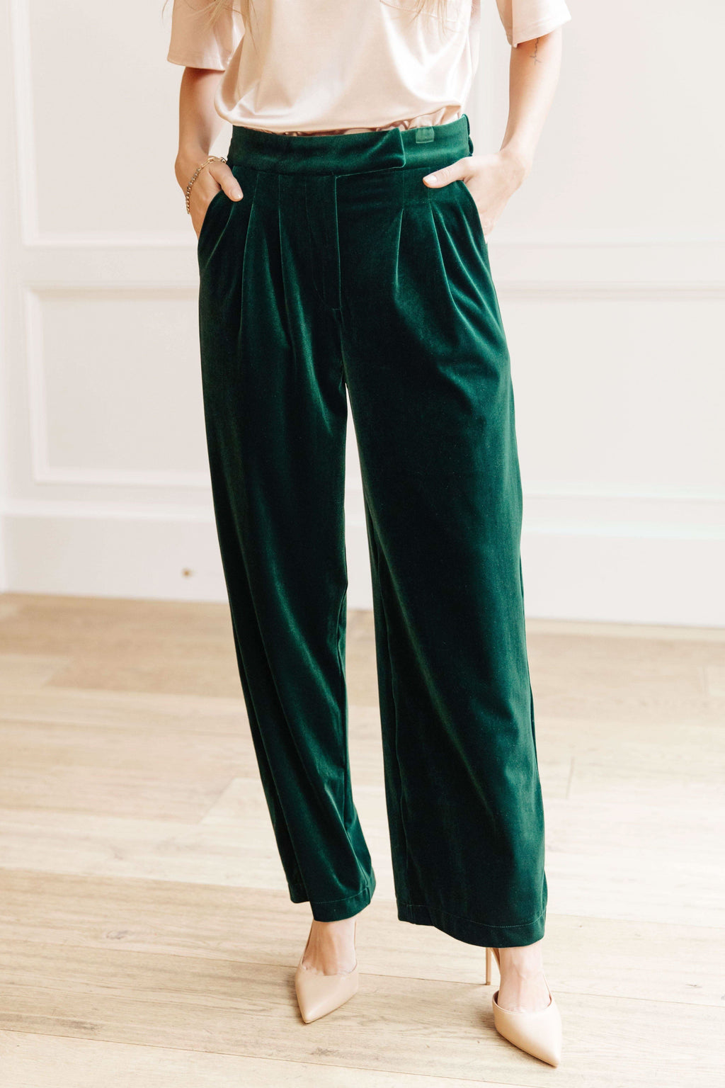 Velvet Elvis Wide Leg Velvet Pants - SwagglyLife Home & Fashion