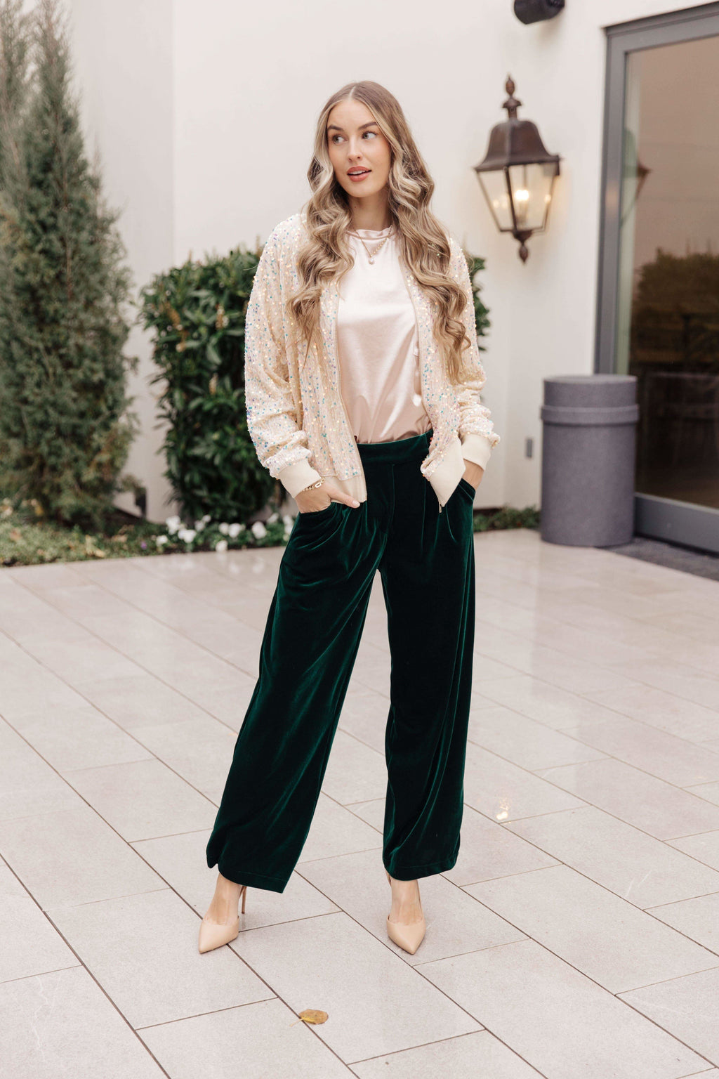 Velvet Elvis Wide Leg Velvet Pants - SwagglyLife Home & Fashion