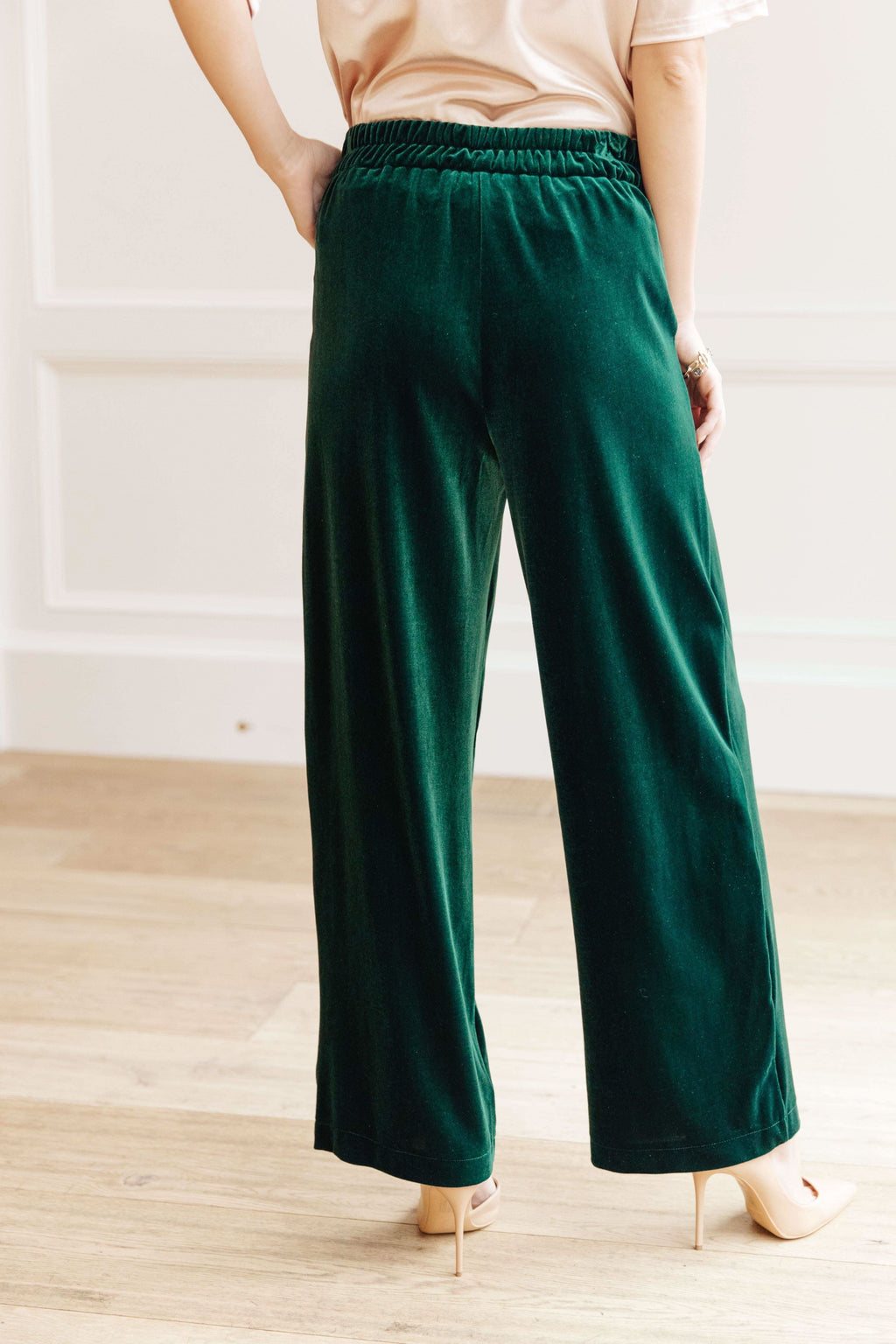 Velvet Elvis Wide Leg Velvet Pants - SwagglyLife Home & Fashion