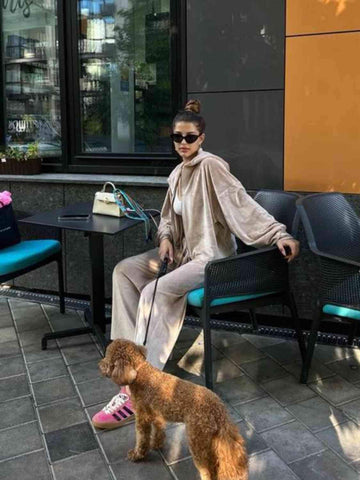 Walk with Me Hooded Jacket and Pants Set, 5 Colors - SwagglyLife Home & Fashion Walk with Me Hooded Jacket and Pants Set, 5 Colors - SwagglyLife Home & Fashion