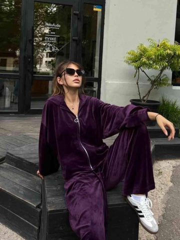 Walk with Me Hooded Jacket and Pants Set, 5 Colors - SwagglyLife Home & Fashion Walk with Me Hooded Jacket and Pants Set, 5 Colors - SwagglyLife Home & Fashion