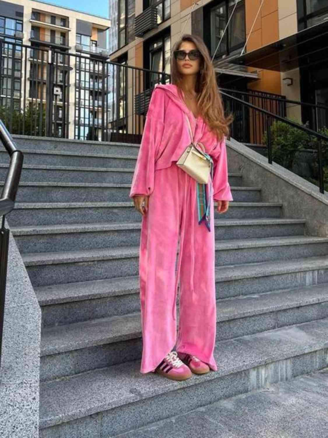 Walk with Me Hooded Jacket and Pants Set, 5 Colors - SwagglyLife Home & Fashion Walk with Me Hooded Jacket and Pants Set, 5 Colors - SwagglyLife Home & Fashion