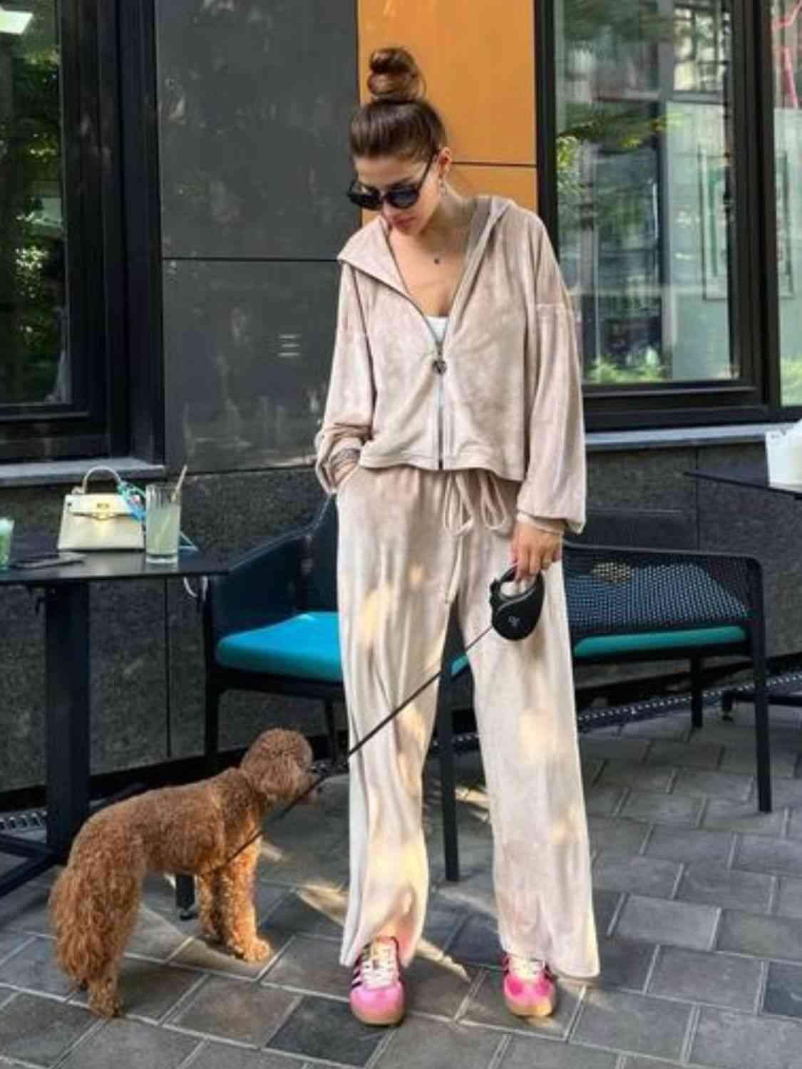 Walk with Me Hooded Jacket and Pants Set, 5 Colors - SwagglyLife Home & Fashion Walk with Me Hooded Jacket and Pants Set, 5 Colors - SwagglyLife Home & Fashion