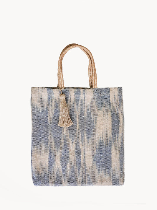 Nadi Jute Tote Bag - Blue in - Handbag & Wallet Accessories photo