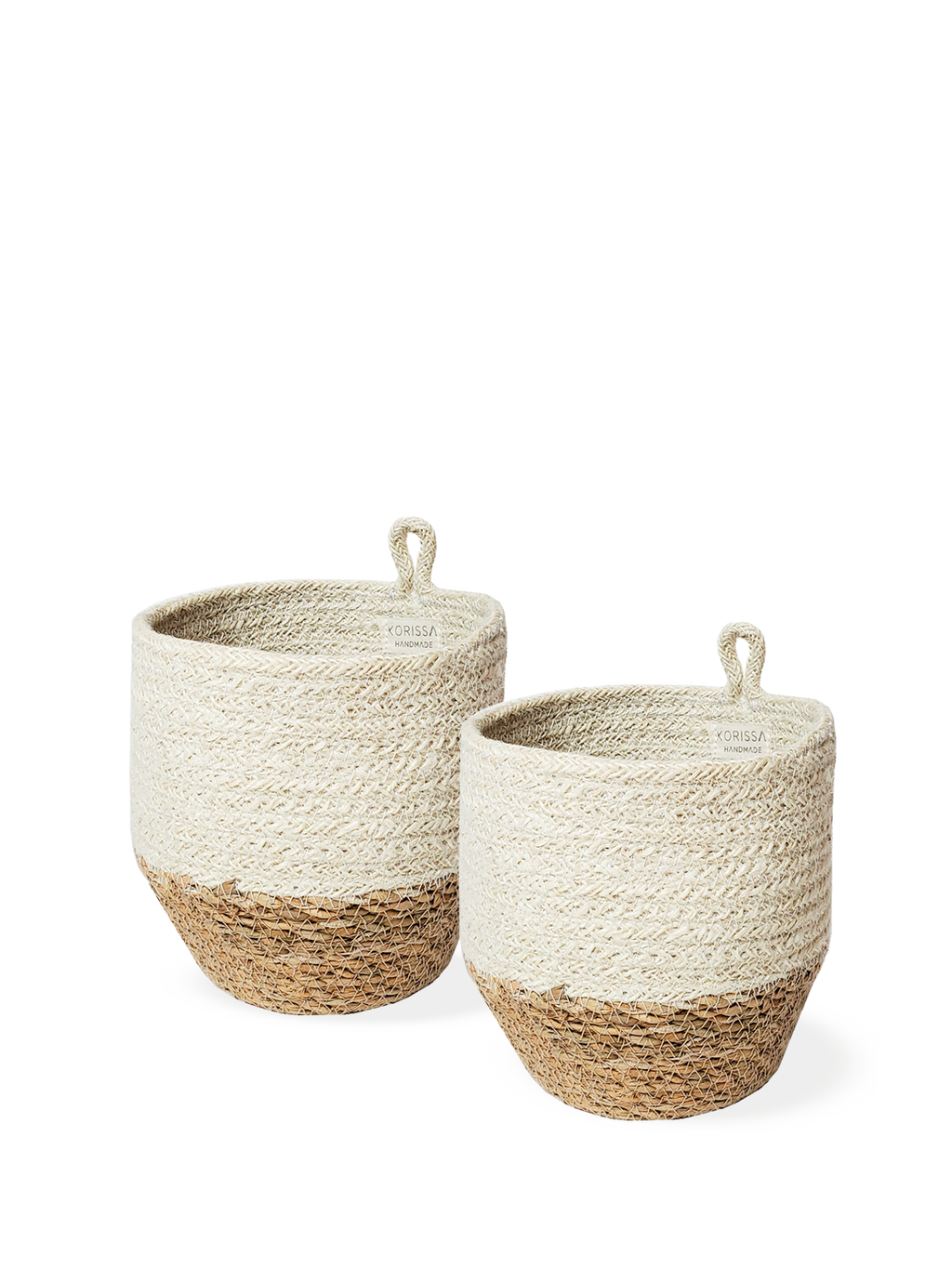 Amari Loop Bin - Natural in Set of 2 - STORAGE photo