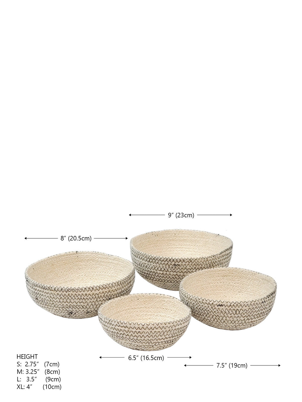 Amari Round Bowl - Black (Set of 4) in - STORAGE photo