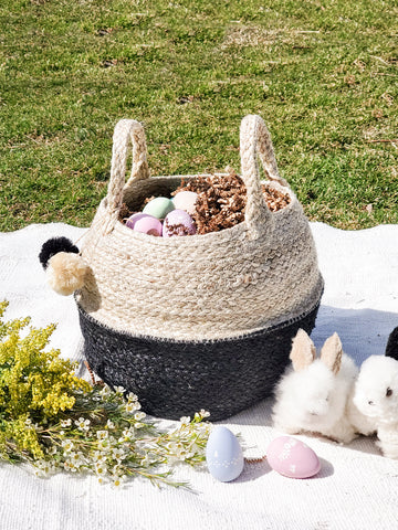 Naiya Foldable Basket Bag in - STORAGE photo