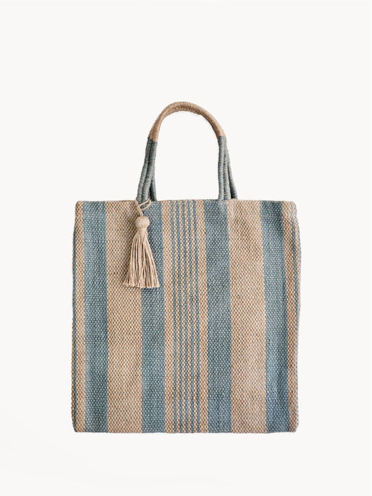 Dora Jute Tote Bag - Pale Green in - Handbag & Wallet Accessories photo
