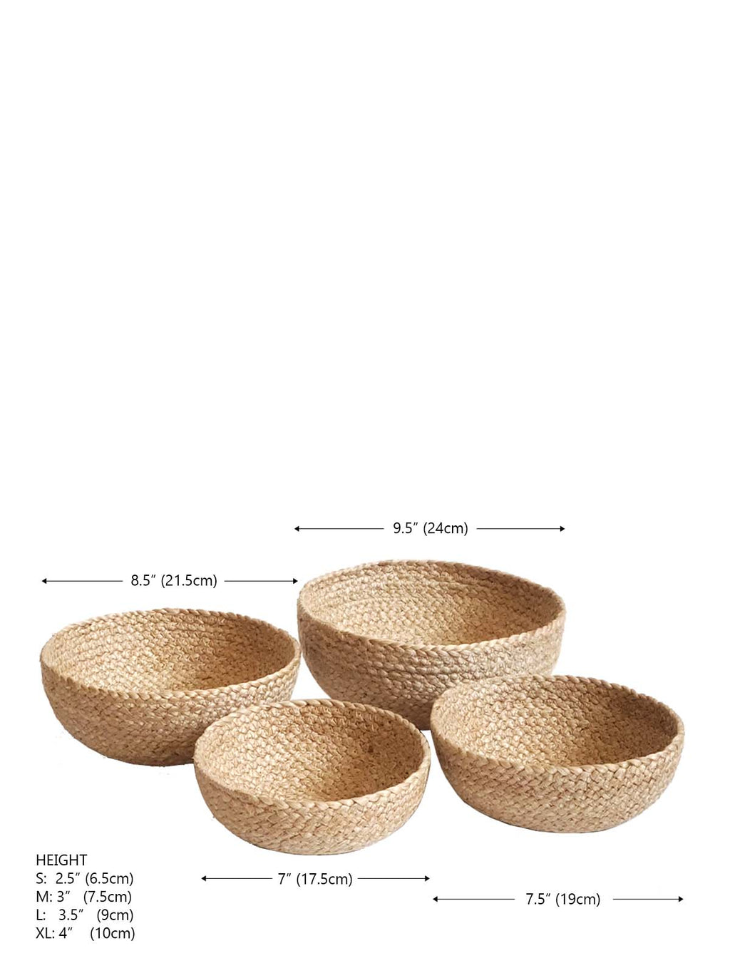 Kata Candy Bowl - Natural (Set of 4) in - STORAGE photo