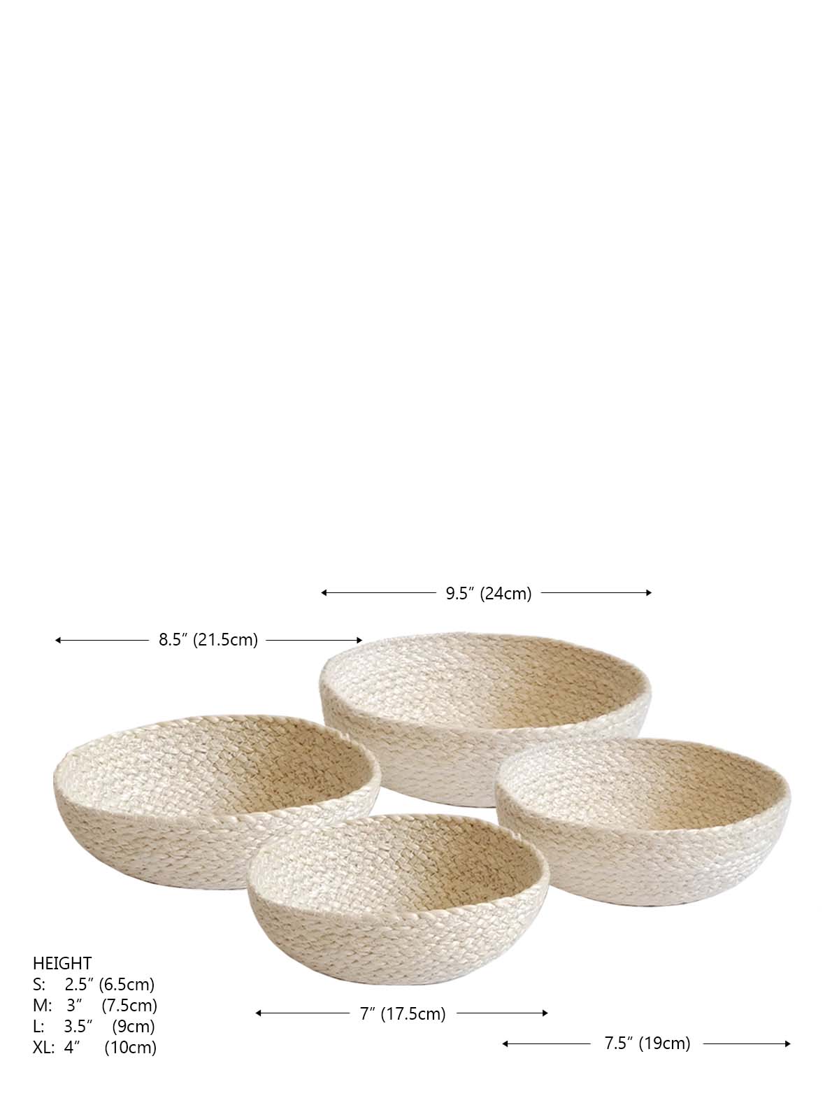 Kata Candy Bowl - White (Set of 4) in - STORAGE photo