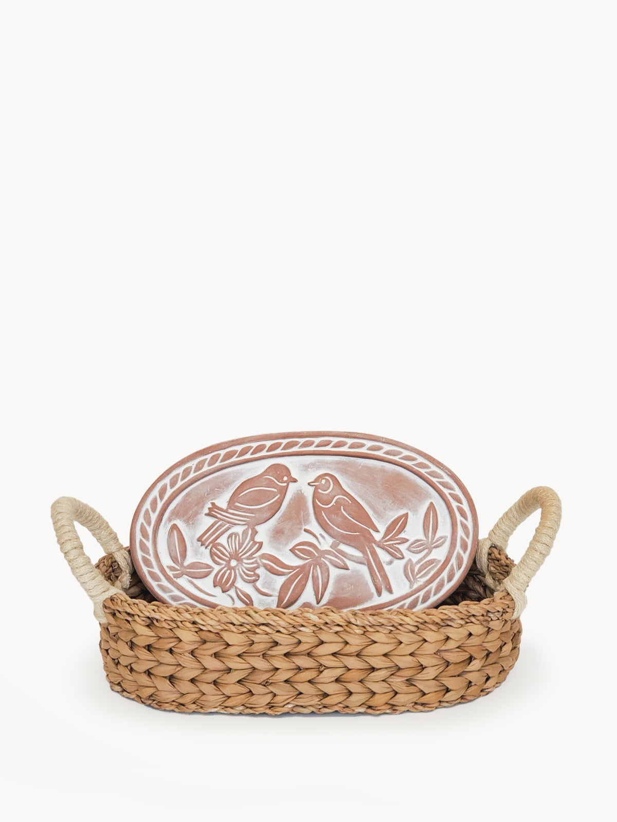 Bread Warmer & Basket - Lovebirds Oval in - KITCHEN photo