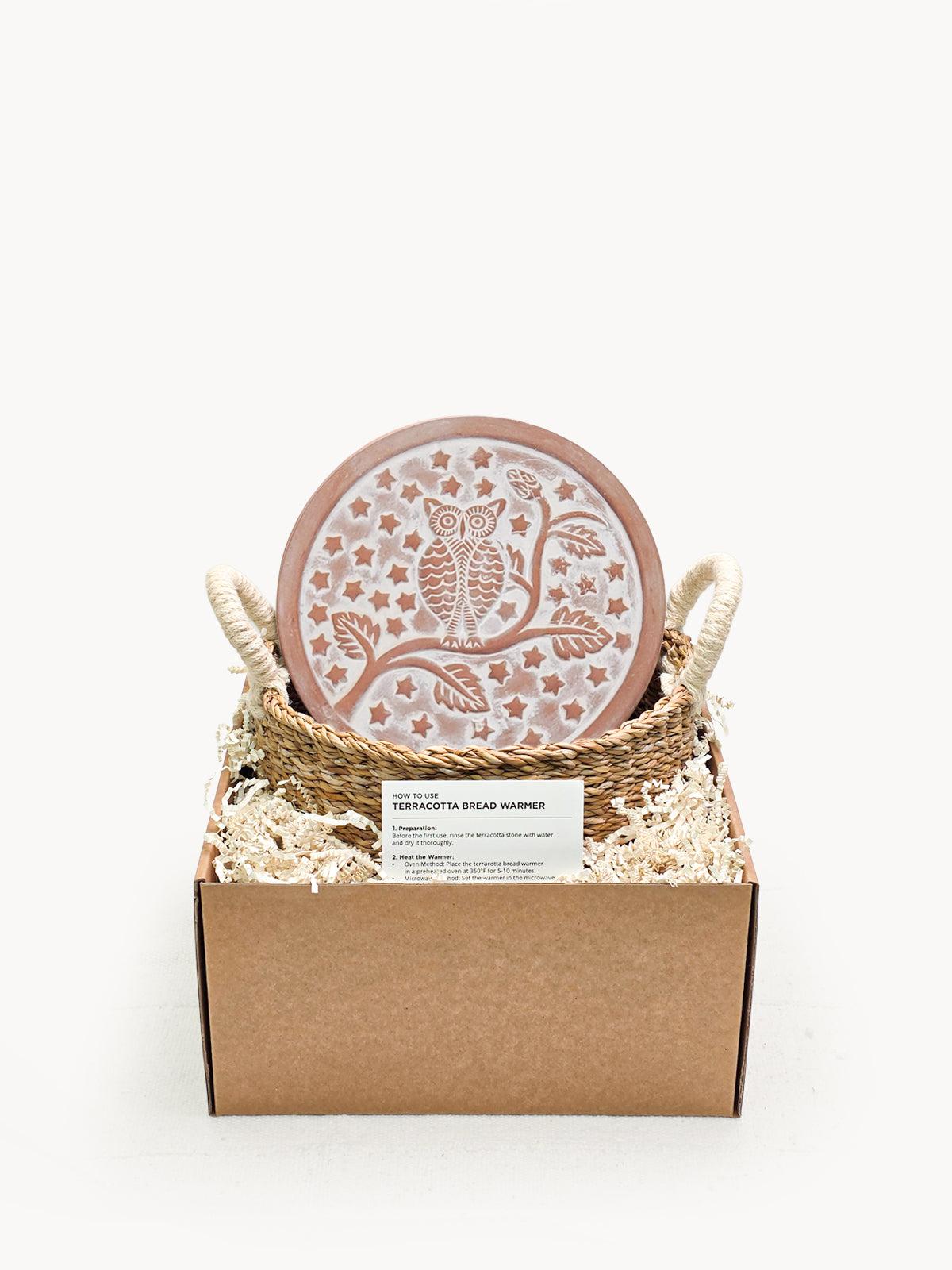 KORISSA Bread Warmer & Basket - Owl Round in - KITCHEN photo