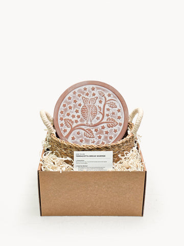 KORISSA Bread Warmer & Basket - Owl Round in - KITCHEN photo