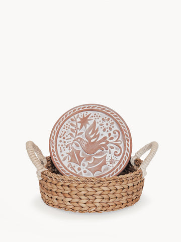 KORISSA Bread Warmer & Basket - Bird Round in - KITCHEN photo