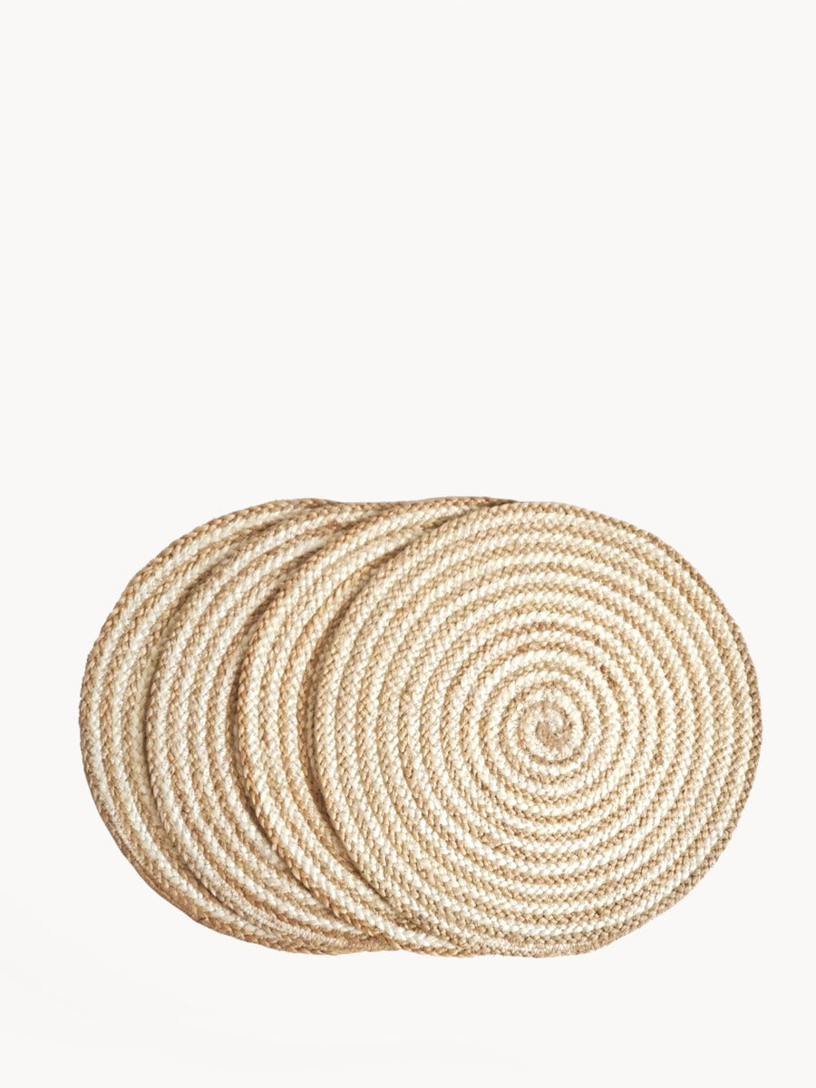 Kata Spiral Placemat - Natural (Set of 4) in - KITCHEN photo