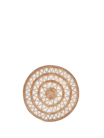 Roda Woven Palm Fiber Placemat - Natural (Set of 2) in - photo