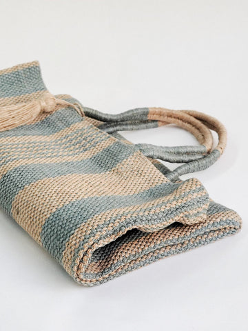 Dora Jute Tote Bag - Pale Green in - Handbag & Wallet Accessories photo