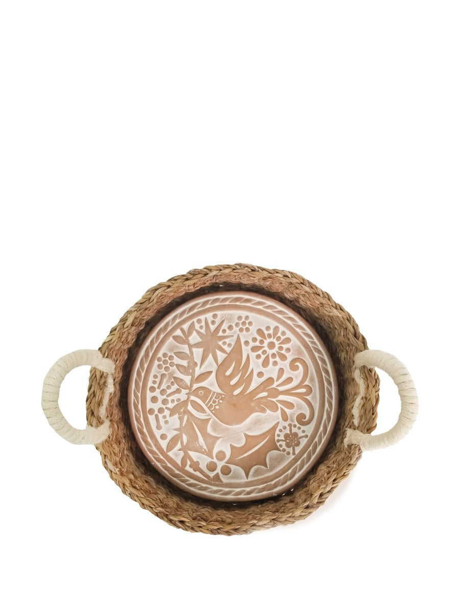 KORISSA Bread Warmer & Basket - Bird Round in - KITCHEN photo