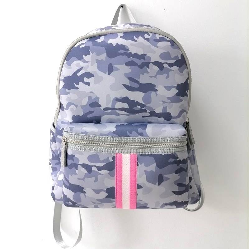 Neoprene Backpack in Gray Camo - Bags photo