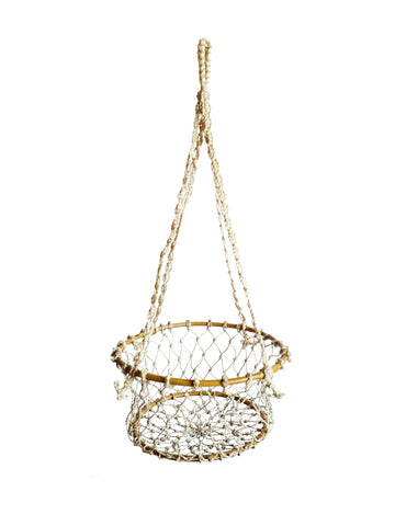 Jhuri Single Hanging Basket in - PLANT DECOR photo