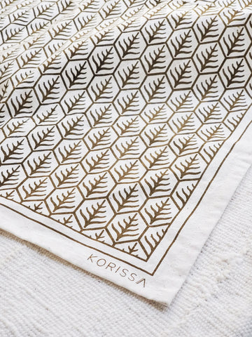 Hand Screen Printed Tea Towel - Set of 2 in - Kitchen Linens Sets photo