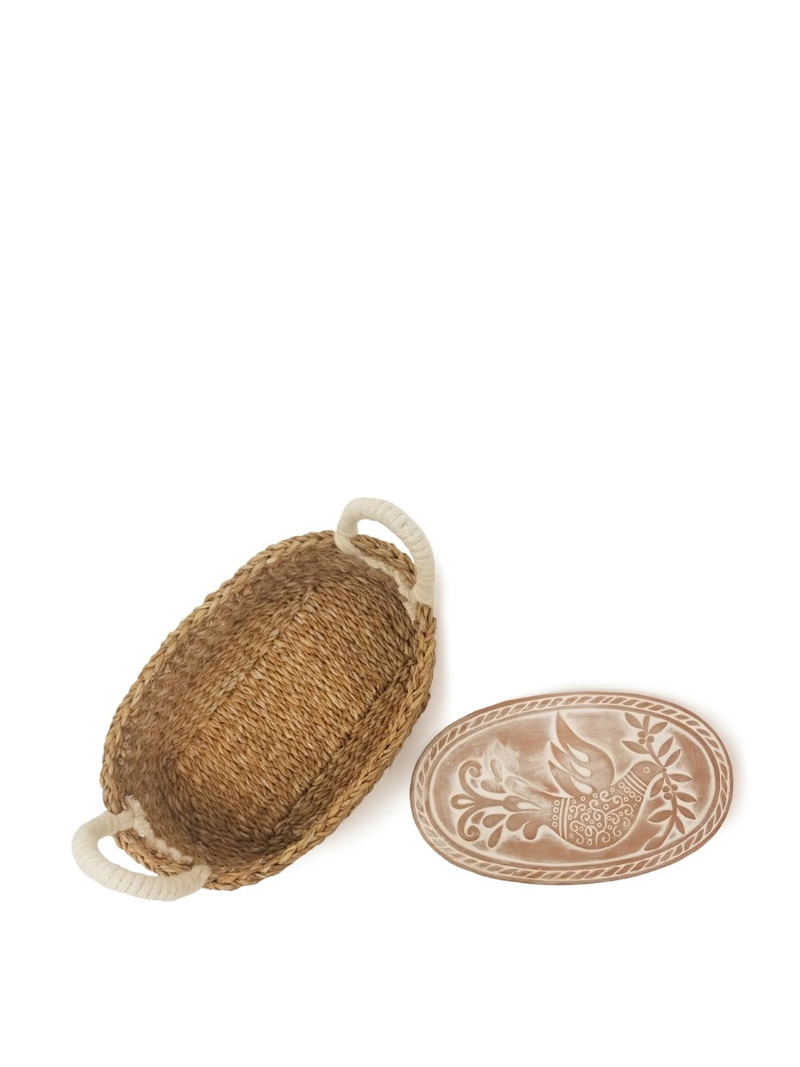 KORISSA Bread Warmer & Basket - Bird Oval in - KITCHEN photo