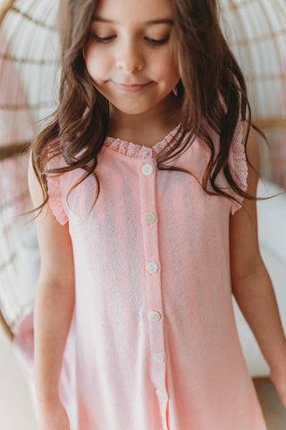 Terry Cover-up Dress ~ Orchid Pink