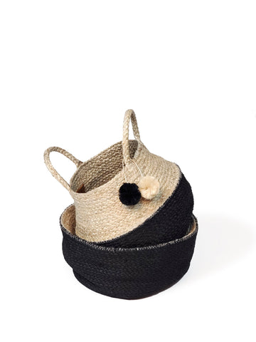 Naiya Foldable Basket Bag in - STORAGE photo