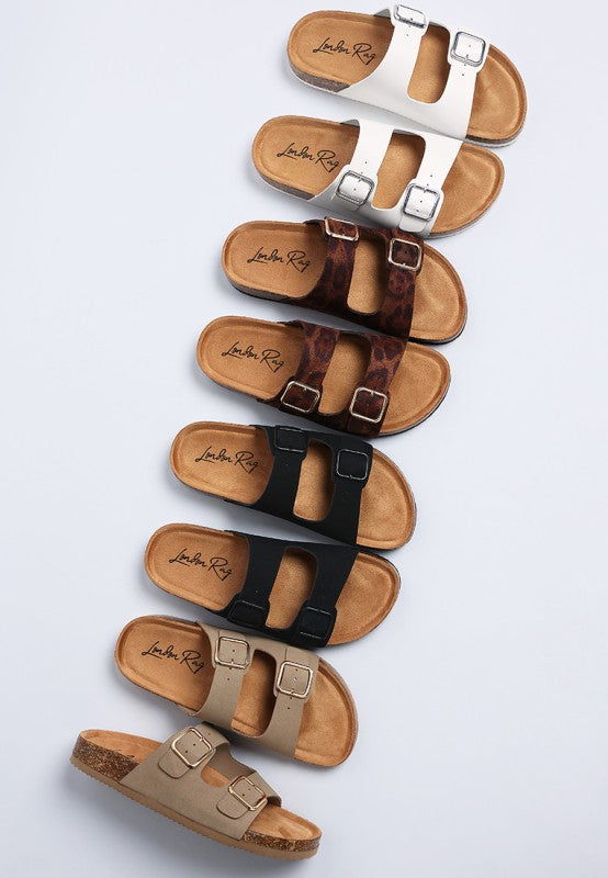 London Rag Gloriosa The Double Strap Slide Sandals in - photo