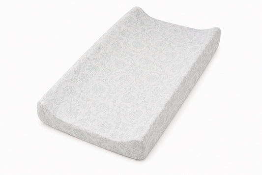 Little Mae & Co. Sage Green Chinoiserie Changing Pad Cover -
