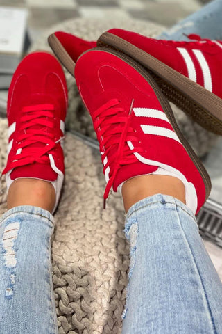 Harper Lace Up Flat Shoes in - Womens Shoes photo