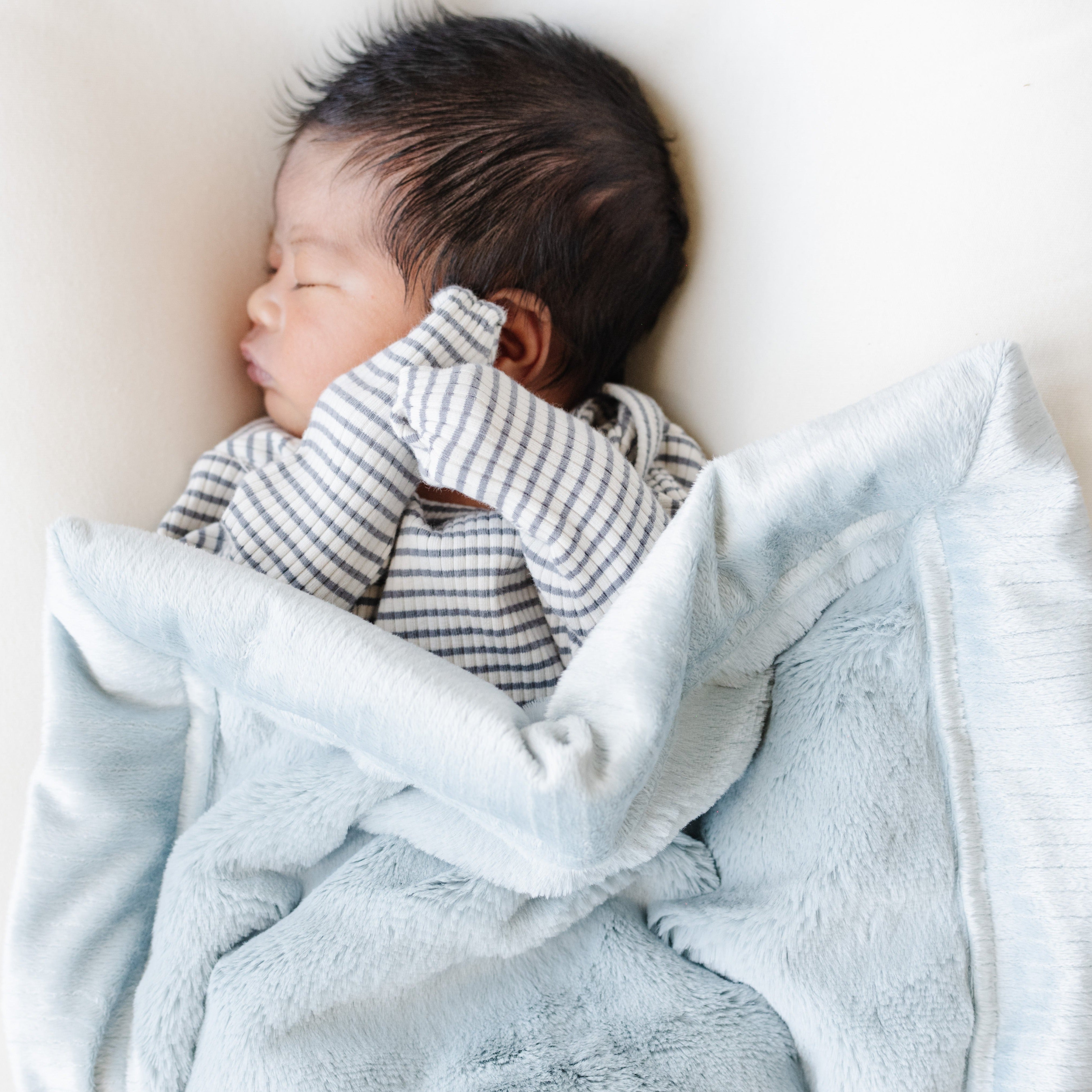 Saranoni Lush Mini Blankets in Chambray - photo