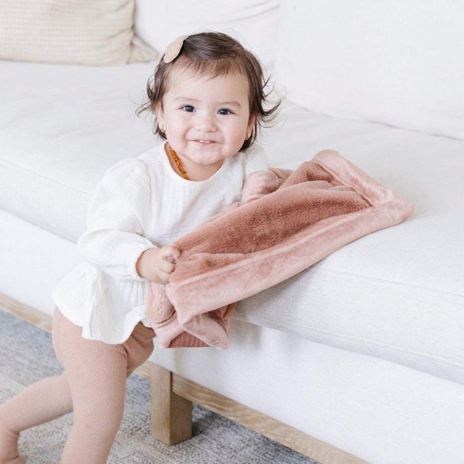 Saranoni Lush Mini Blankets in Rosy - photo
