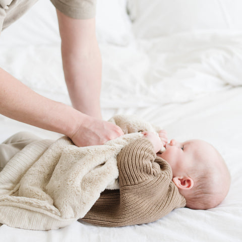 Saranoni Lush Mini Blankets in Buttermilk - photo