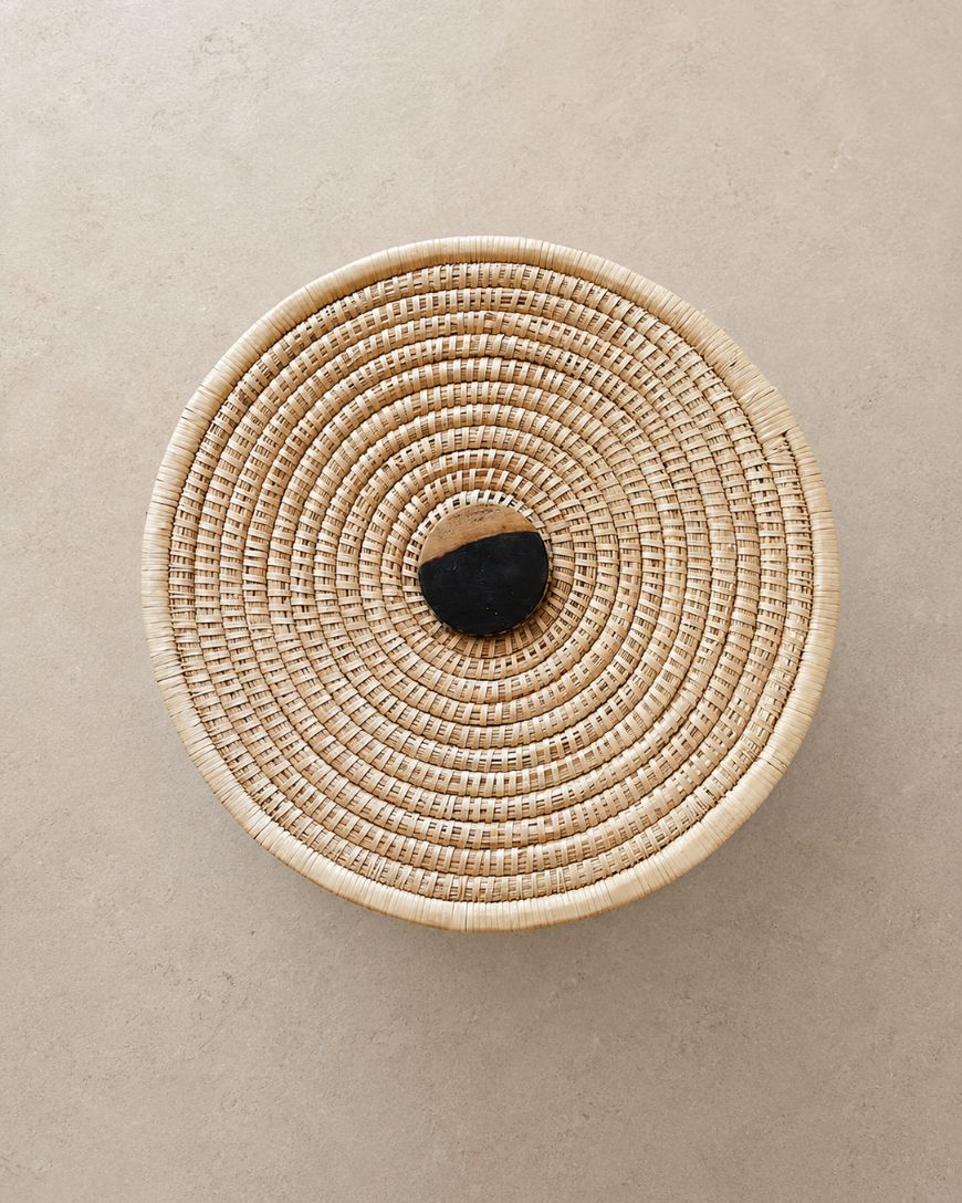 Malawi Floor Baskets with Wooden Handle